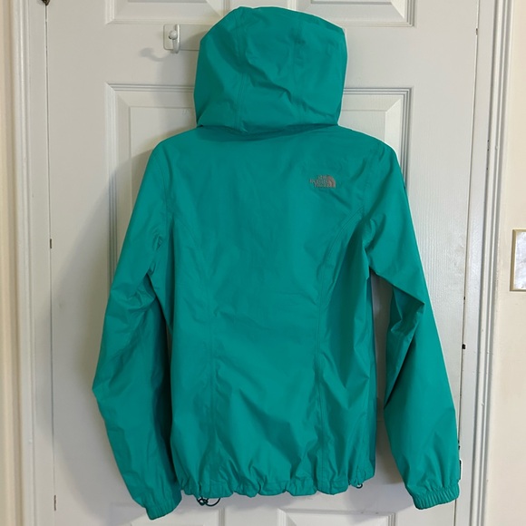 The North Face HyVent Rain Jacket in Teal Green - Picture 5 of 7